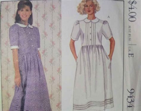 Mccalls 9434 Laura Ashley Sewing Pattern 1980s Vintage Etsy