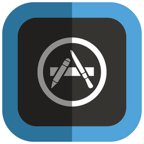 App Store Icon Folded Social Media Icons