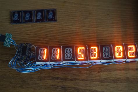 Wise Time With Arduino Wifichron Support For 16 Segment Led Display