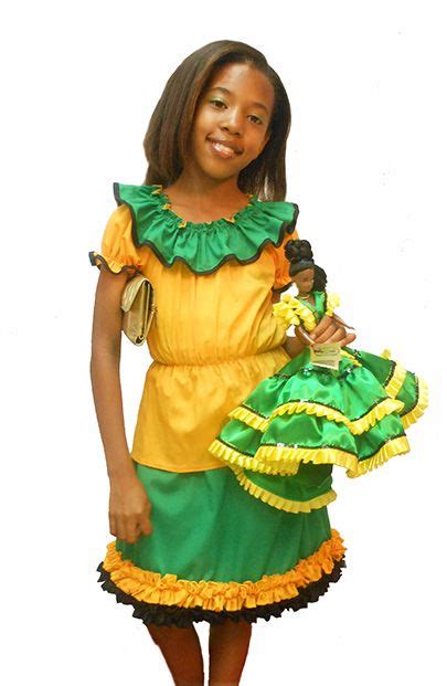 Jamaica Colors Girls Cotton Skirt Set Jamaica Outfits Jamaican