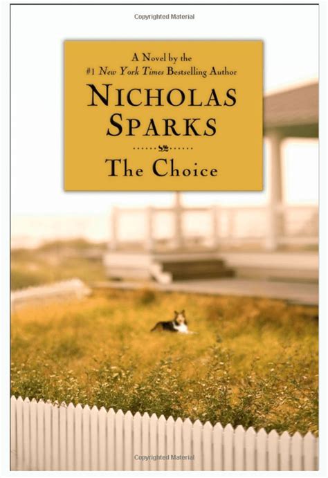 The Choice By Nicholas Sparks Book Review