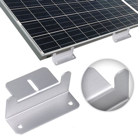 Z Mounting Bracket With Fixings Aluminium Solar Mounting For Flat Roofs