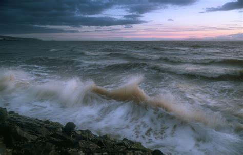 Wallpaper Wave Storm The Ocean The Atlantic Ocean Atlantic Ocean