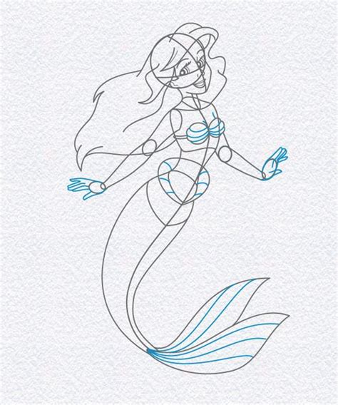 How To Draw Mermaids Discovered By €re∆t√ty And L0√€ Mermaid Drawings