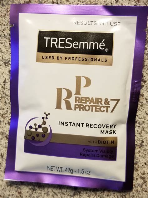 Product Review Tresemme Repair And Protect 7 Instant Recovery Mask