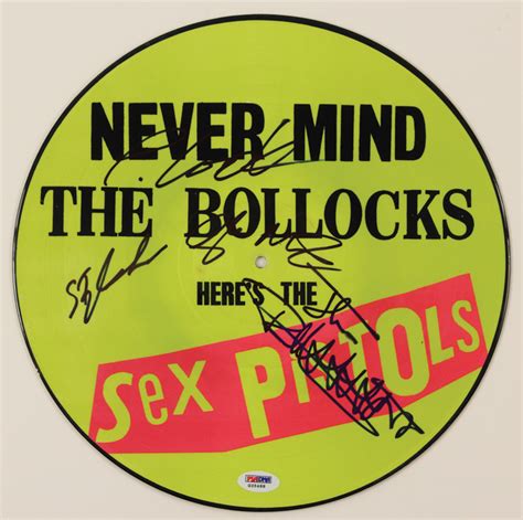 Lot Detail Sex Pistols Signed Never Mind The Bollocks Picture Disc