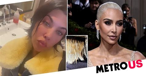 Kourtney Kardashian Follows Sister Kim Kardashian And Goes Blonde
