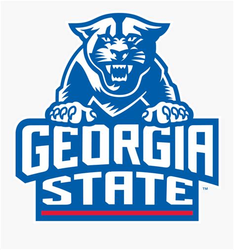 Georgia State University Football Logo Free Transparent Clipart