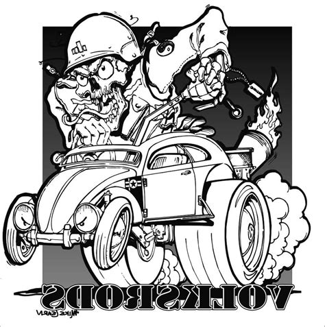 Rat fink coloring pages coloring pages of hot rod coloring page your web site will easily be determine you probably have chosen an appropriate colors. Hot Rod Drawing at GetDrawings | Free download