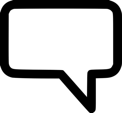 Chat Bubble Talk Message Communication Comment Svg Png Icon Free ...