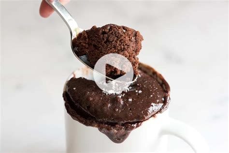 Recette De Brownie Au Micro Ondes Facile Dans Une Tasse