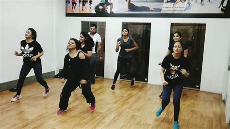 Zumba Fitness On Bollywood Song Muqabala Premikudu Youtube