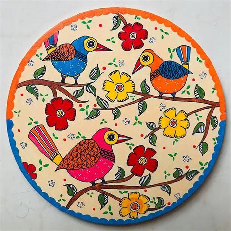 Birds Painting Pichwai Paintings Modern Art Paintings Indian Art