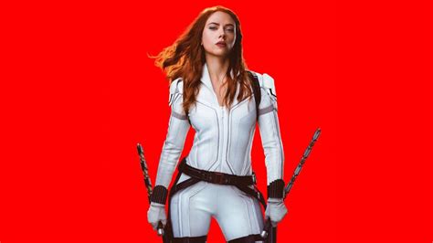 Black Widow 2020 Scarlett Johansson White Suit 4k 71581 Wallpaper