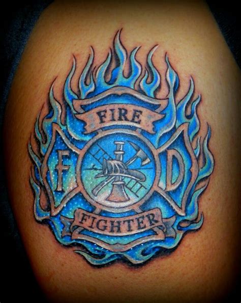 Firefighter Firefighter Tattoos Fighter