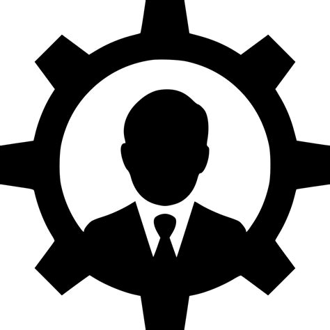 Icons for slides & docs +2.5 million of free customizable icons for your slides, docs and. Gear User Man Person Configure Control Svg Png Icon Free ...