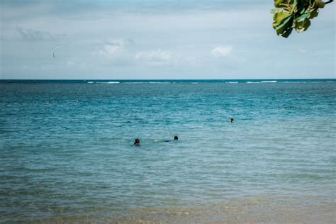 Anini Beach In Kauai Snorkeling Fishing Swimming