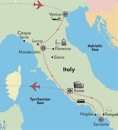 Venice Tuscany Amalfi Coast Rome Italy Tour Package With Air