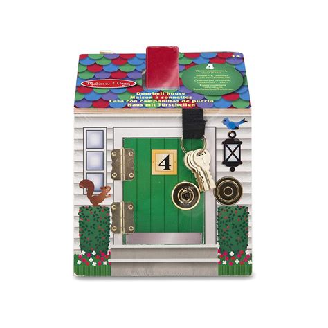 Melissa And Doug Childs Take Along Wooden Doorbell Dollhouse Buysbest