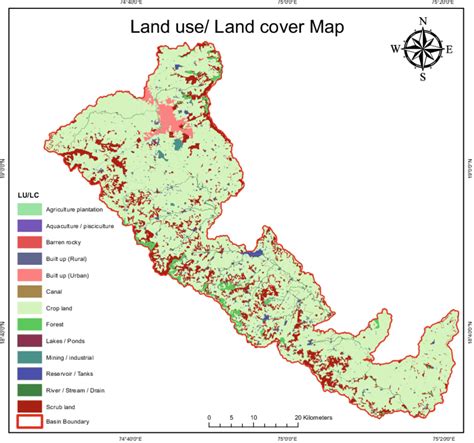 2 Land Useland Cover Map Source Nnrms Nrsc Scale 150 000