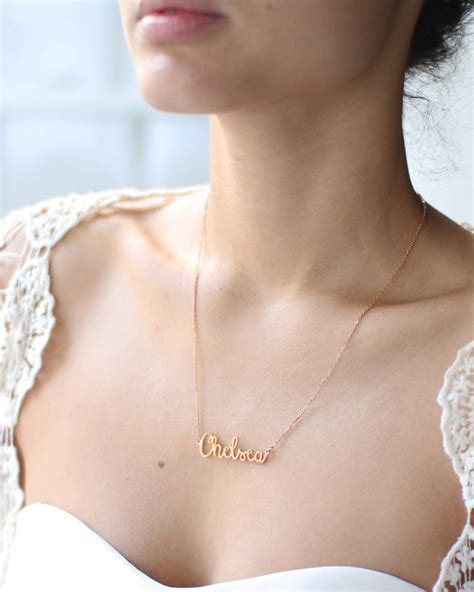 Personalized Name Necklace Customized Your Name Jewelry Etsy