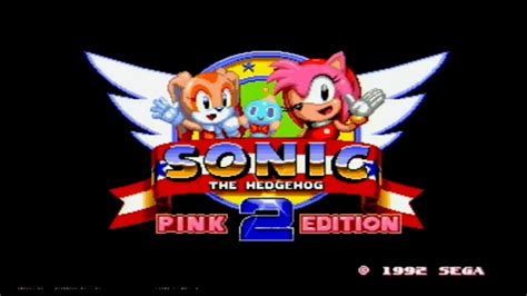 Sonic 2 Pink Edition Shc 2021 Cream Sega Genesis Gameplay Youtube