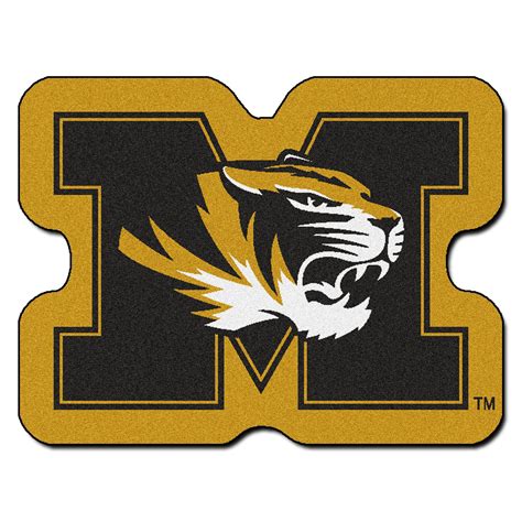 Ncaa University Of Missouri Mascot 40 In X 30 In Non Slip Indoor Only Mat Missouri Tigers