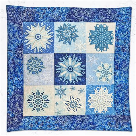 Snowflake Lace Cushion 4x4 5x5 6x6