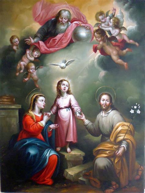 Arte De Jesús Sagrada Familia De Nazaret Santisima Trinidad