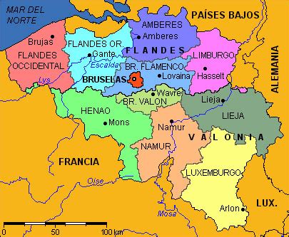 Envío en tubo de cartón rígido de 97 x 5 x 5 cm. Dónde está Bruselas en el MAPA y QUE VER A...