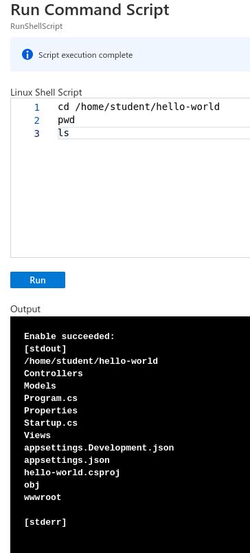 Read more about app lab's commands in the app lab found a bug in the documentation? 5.4. Walkthrough: Linux Starter App Deployment — Microsoft ...