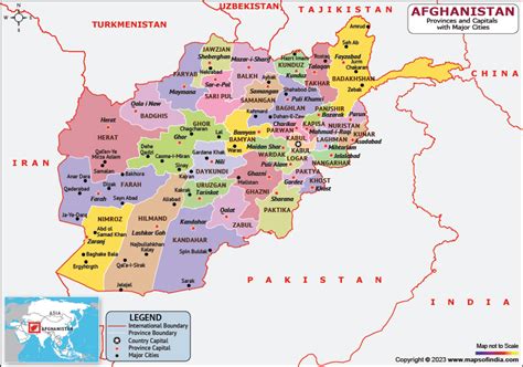 Afghanistan Map Hd Political Map Of Afghanistan