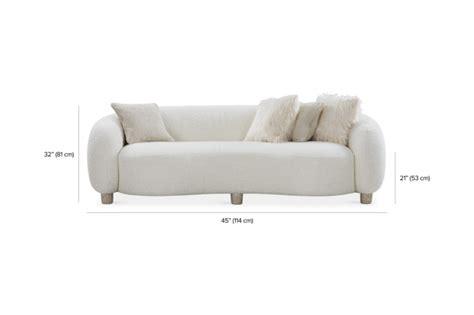 Merritt Bouclé Fabric Sofa By Bernhardt Maison Corbeil
