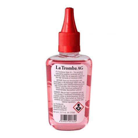 Aceite La Tromba Slide Oil P3 para las varas de trombón