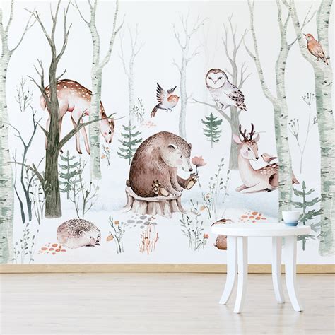 Woodland Wall Mural Buy Online Or Call 03 8774 2139