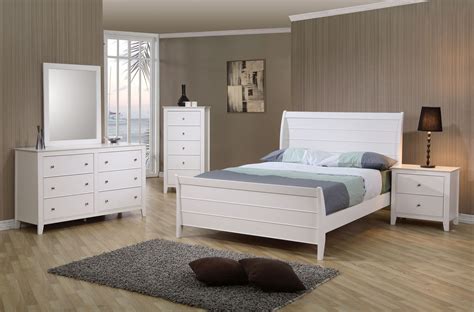 The bedroom sets full size digital image that we point out bellow, was great and also superb design. Coaster Selena Youth 4pc Sleigh Bedroom Set in White 400231