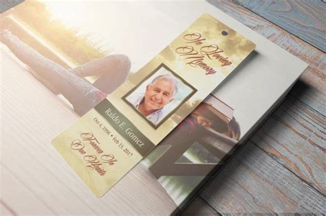 Forever Funeral Bookmark Template By Godserv Designs Bookmark