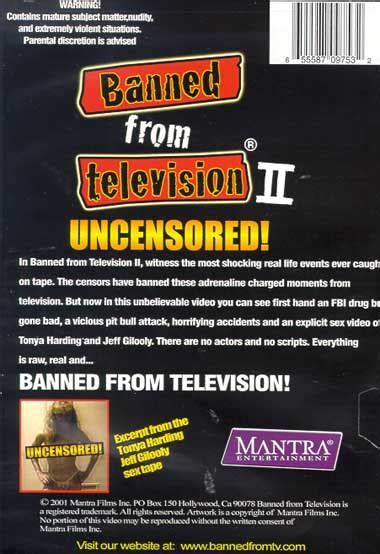 A collection of uncensored video clips deemed too racy or violent for broadcast television. Banned From Television #2