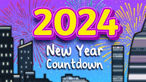 New Years 2024 Countdown For Kids New Year 2024 For Children Youtube