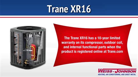 Trane Xr16 Air Conditioner Youtube