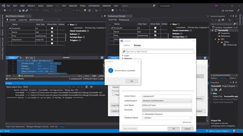 Microsoft Sql Server Database Project In Visual Studio Getting Started Youtube