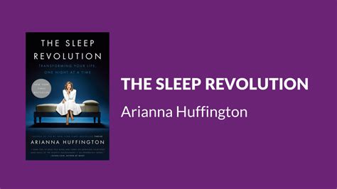 The Sleep Revolution By Arianna Huffington Book Review Propelhers