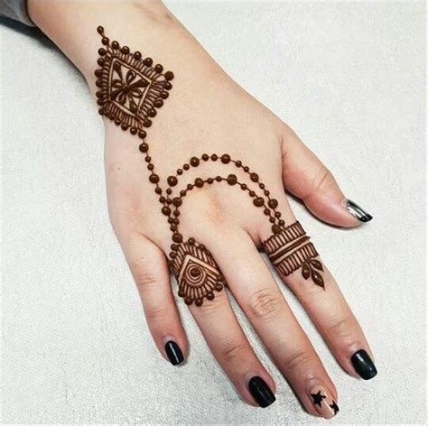 50 Simple Finger Mehndi Designs For Front And Back 2021