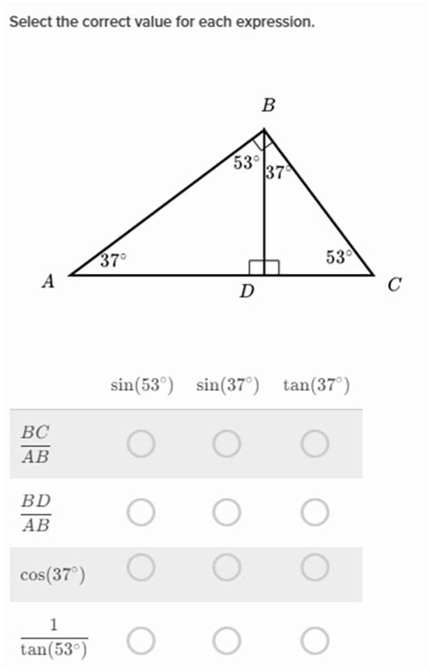 Find the value of sine: Trigonometric functions and side ratios in right triangles ...
