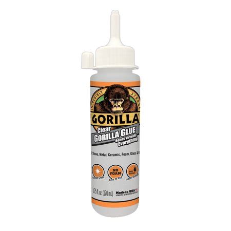 But, have you wondered where it yep, it was gorilla glue #4. Gorilla Clear Glue, 5.75 oz. - Walmart.com