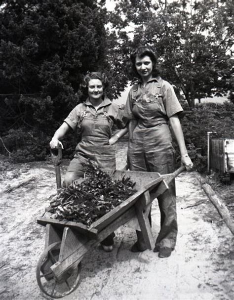 Forestry Section Of The Womens Land Army 1941 Wla Was A British