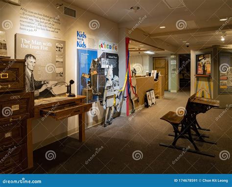 Interior View Of The Boulder City Hoover Dam Museum Editorial Photo