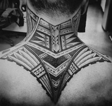 Flower tattoos look great on both men and women, don't let anyone tell you otherwise. 40 Tribal Neck Tattoos For Men - Manly Ink Ideas