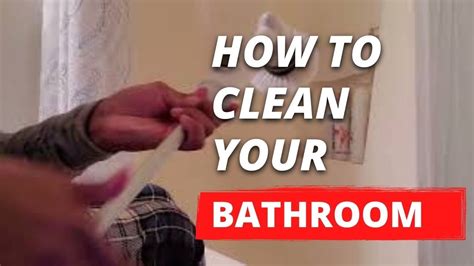 How I Clean My Bathroom Youtube
