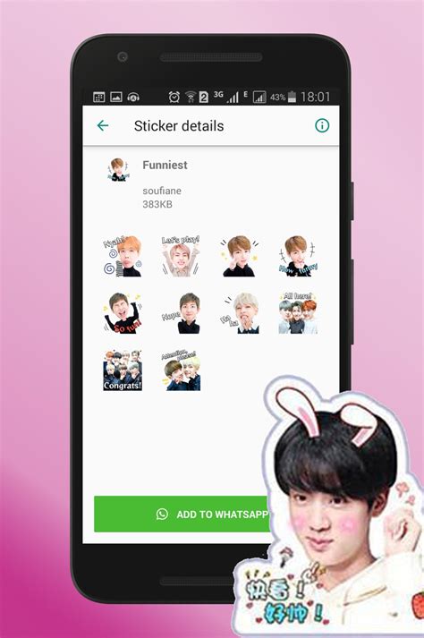 Stickers para whatsapp de bts. BTS Stickers for Whatsapp for Android - APK Download